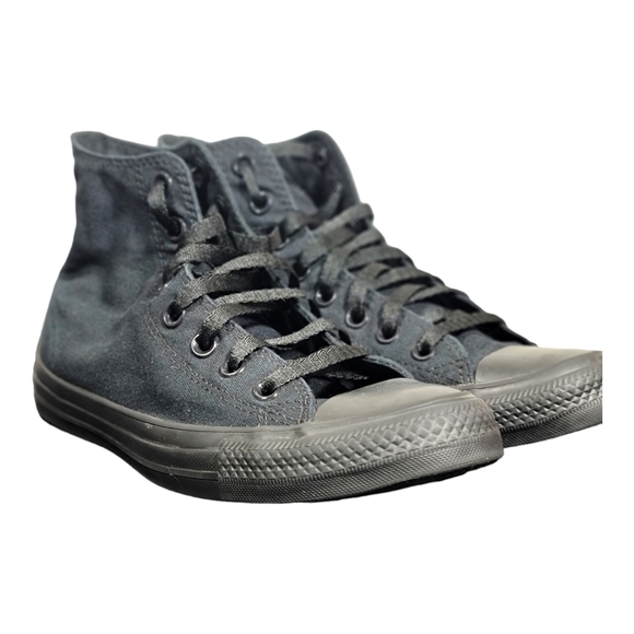 CONVERSE ALL STAR CHUCK TAYLOR CANVAS BLACK/BLACK MONO HI-TOP M3310 SB4 - Picture 1 of 9